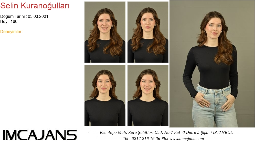 Selin Kurano�ullar� - IMC AJANS