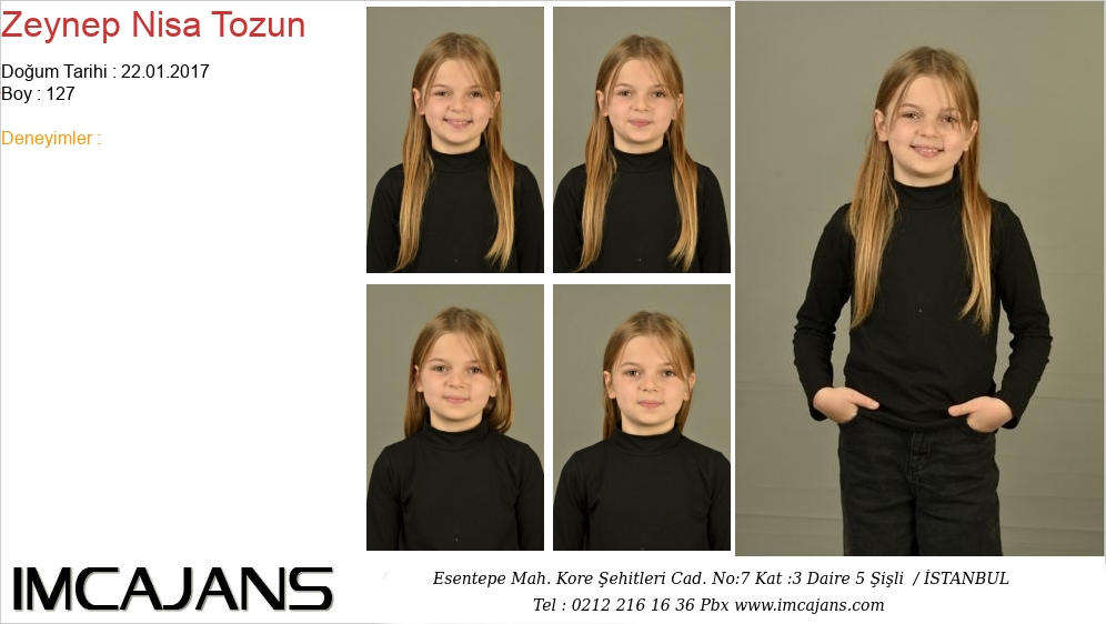 Zeynep Nisa Tozun - IMC AJANS