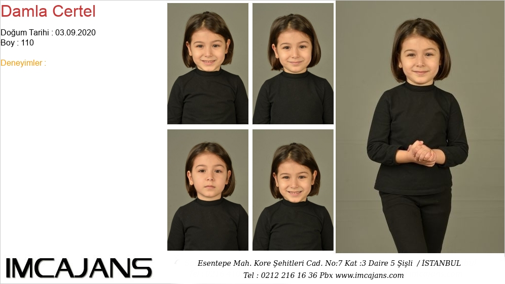 Damla Certel - IMC AJANS