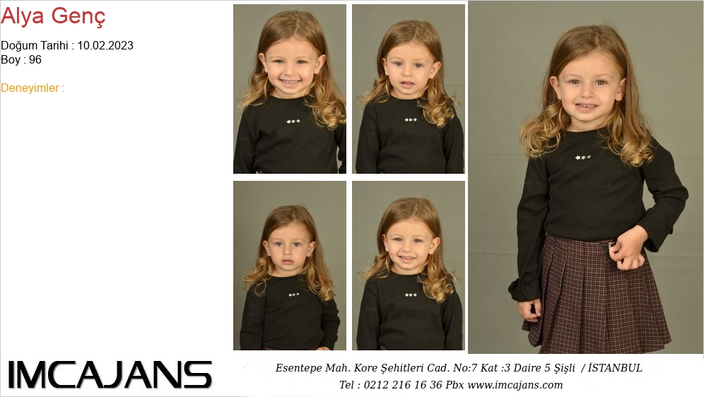 Alya Gen - IMC AJANS