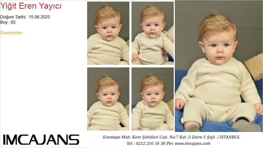 Yiit Eren Yayc - IMC AJANS