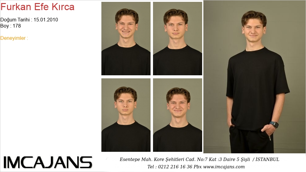 Furkan Efe K�rca - IMC AJANS