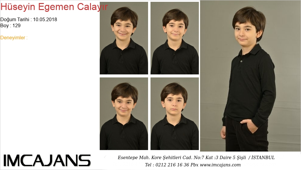 H�seyin Egemen Calay�r - IMC AJANS