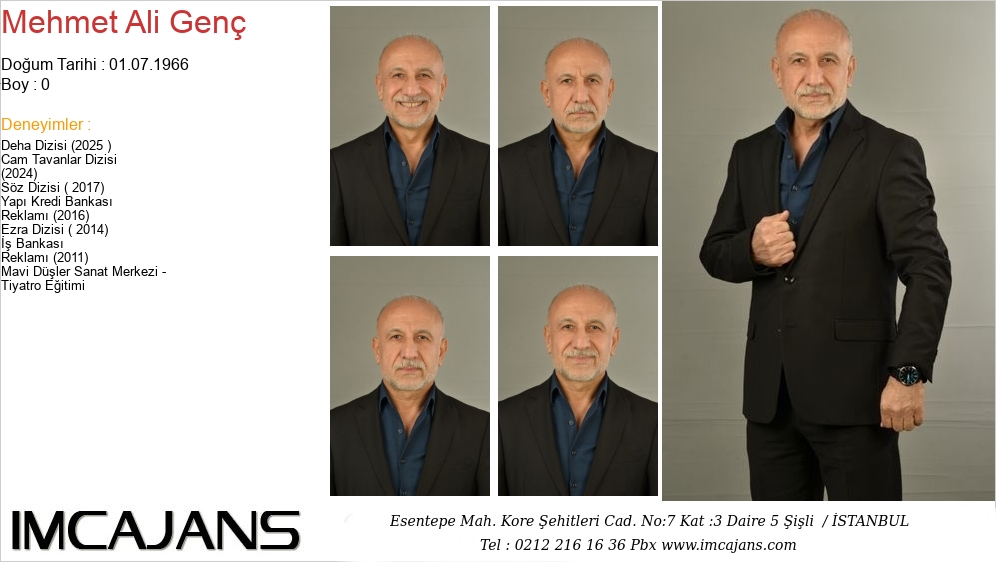 Mehmet Ali Gen� - IMC AJANS