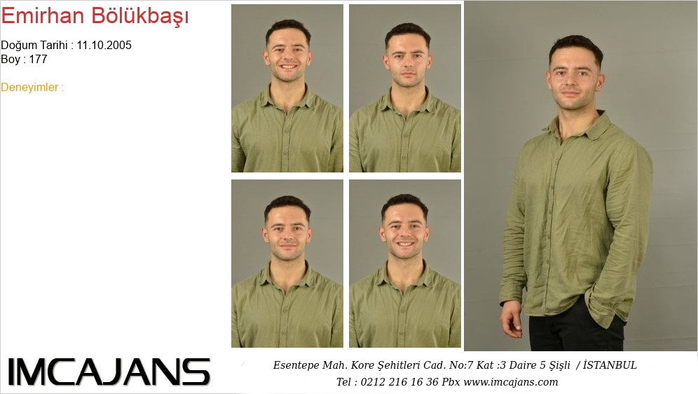 Emirhan B�l�kba�� - IMC AJANS