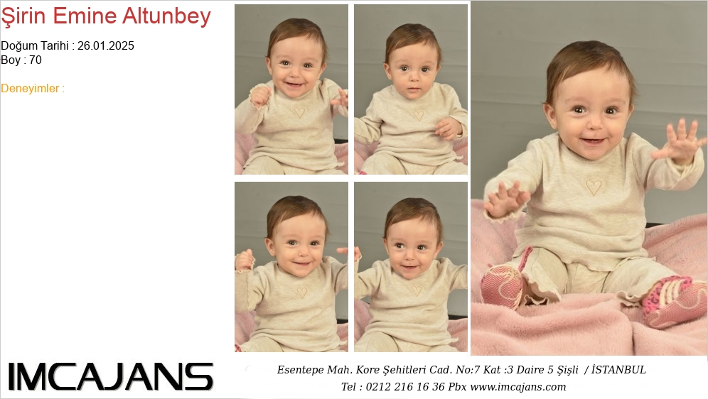 irin Emine Altunbey - IMC AJANS