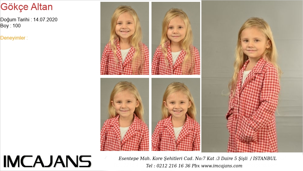 G�k�e Altan - IMC AJANS