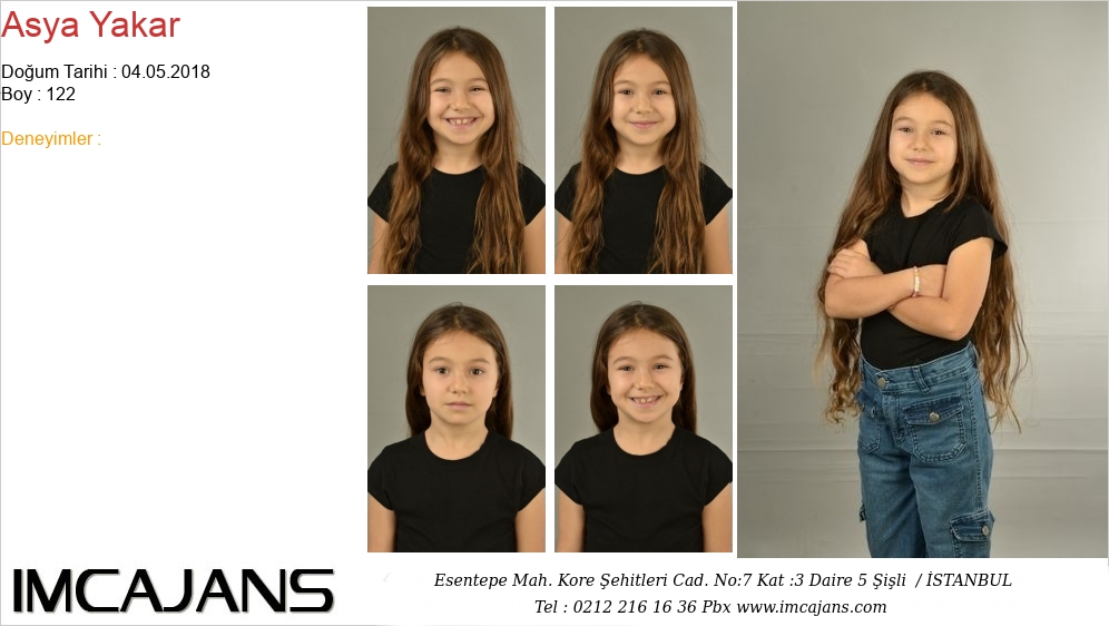 Asya Yakar - IMC AJANS