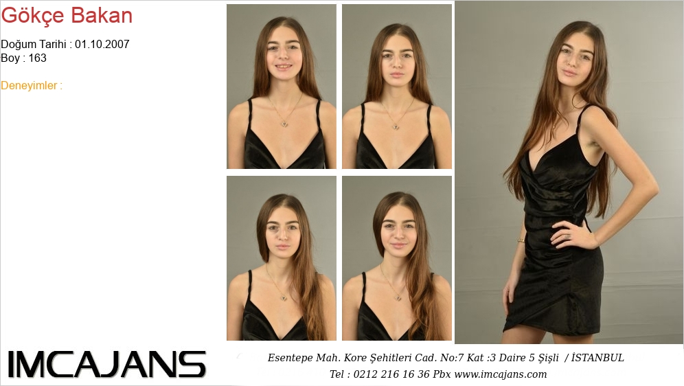 G�k�e Bakan - IMC AJANS