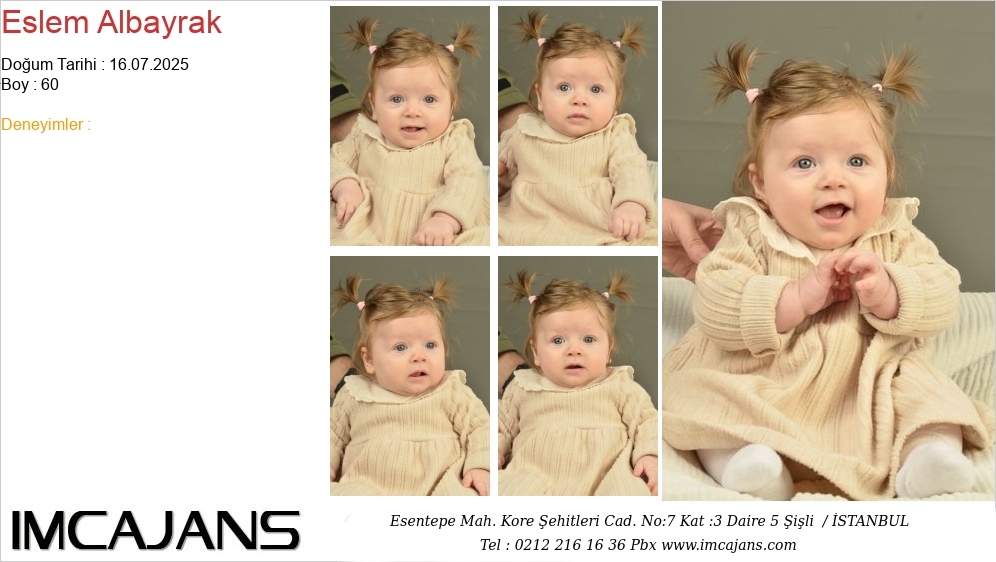 Eslem Albayrak - IMC AJANS