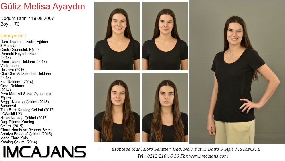 G�liz Melisa Ayayd�n - IMC AJANS