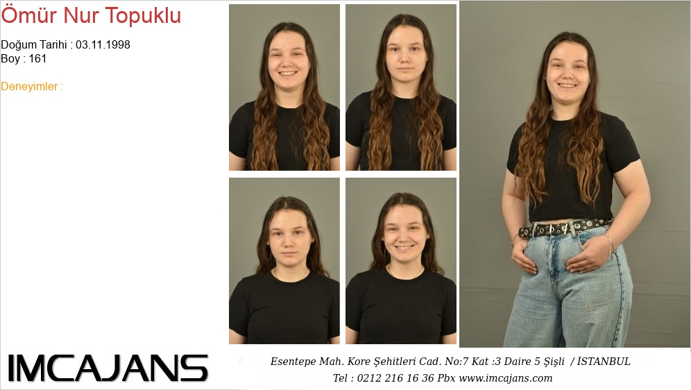 �m�r Nur Topuklu - IMC AJANS