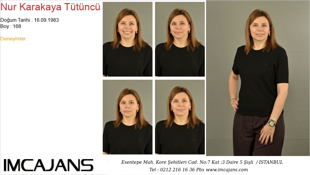 Nur Karakaya T�t�nc� - IMC AJANS