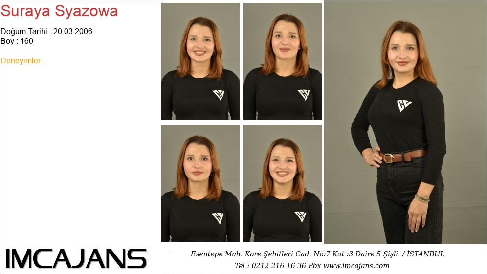 Suraya Syazowa - IMC AJANS