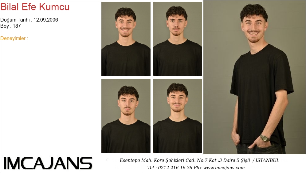 Bilal Efe Kumcu - IMC AJANS