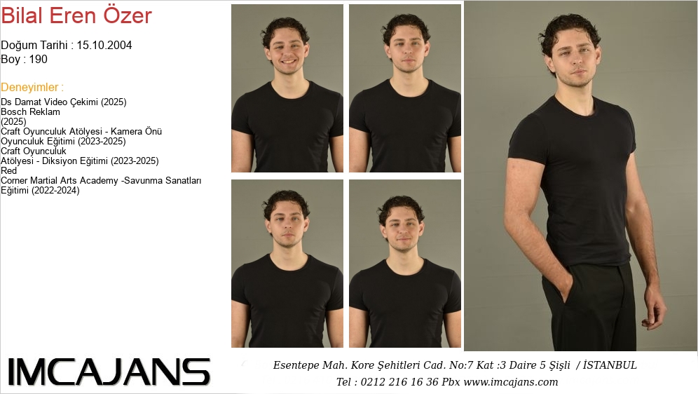 Bilal Eren �zer - IMC AJANS