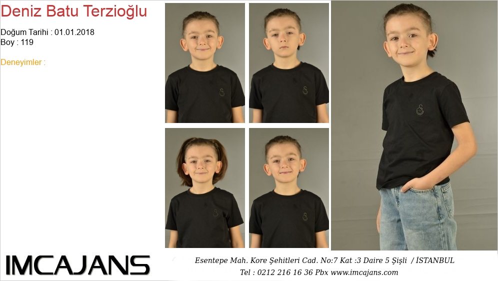 Deniz Batu Terzio�lu - IMC AJANS