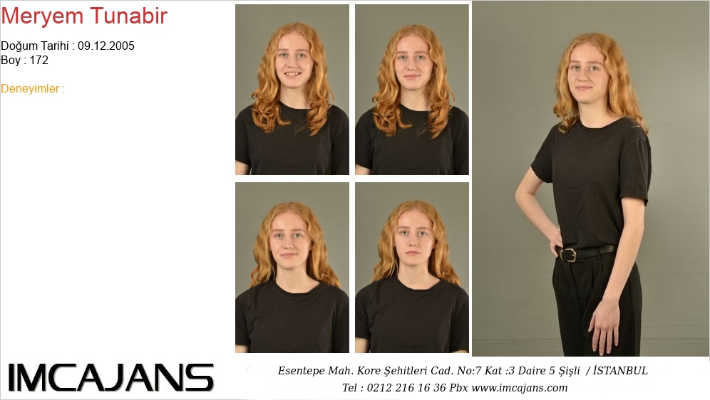 Meryem Tunabir - IMC AJANS