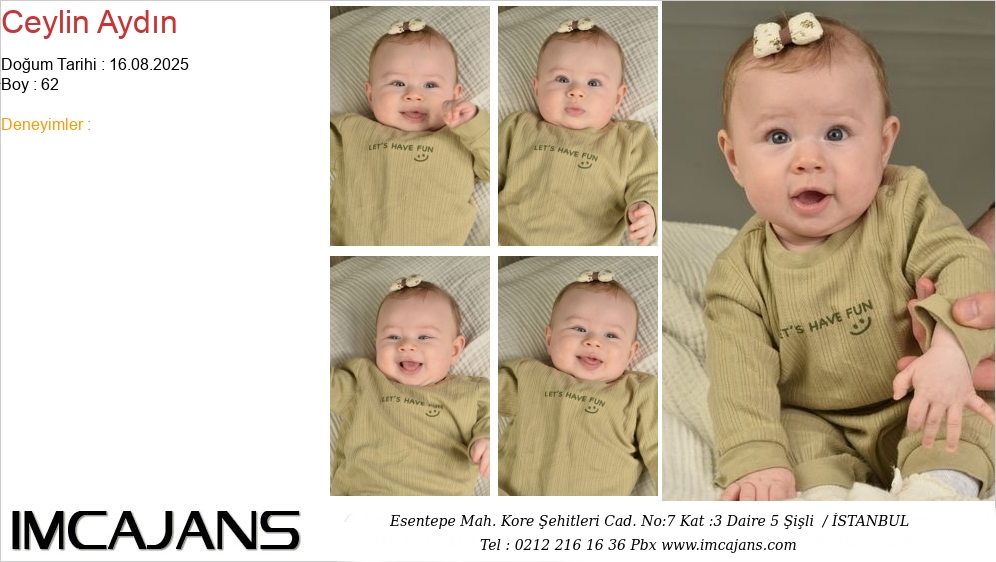 Ceylin Ayd�n - IMC AJANS