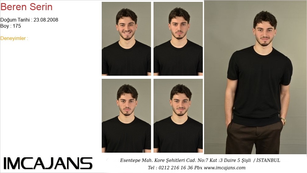Beren Serin - IMC AJANS