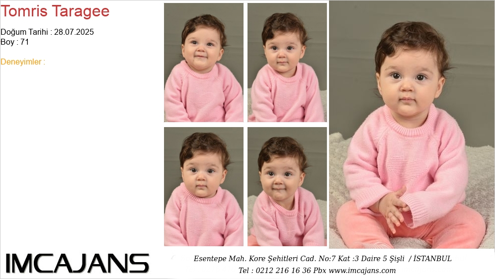 Tomris Taragee - IMC AJANS