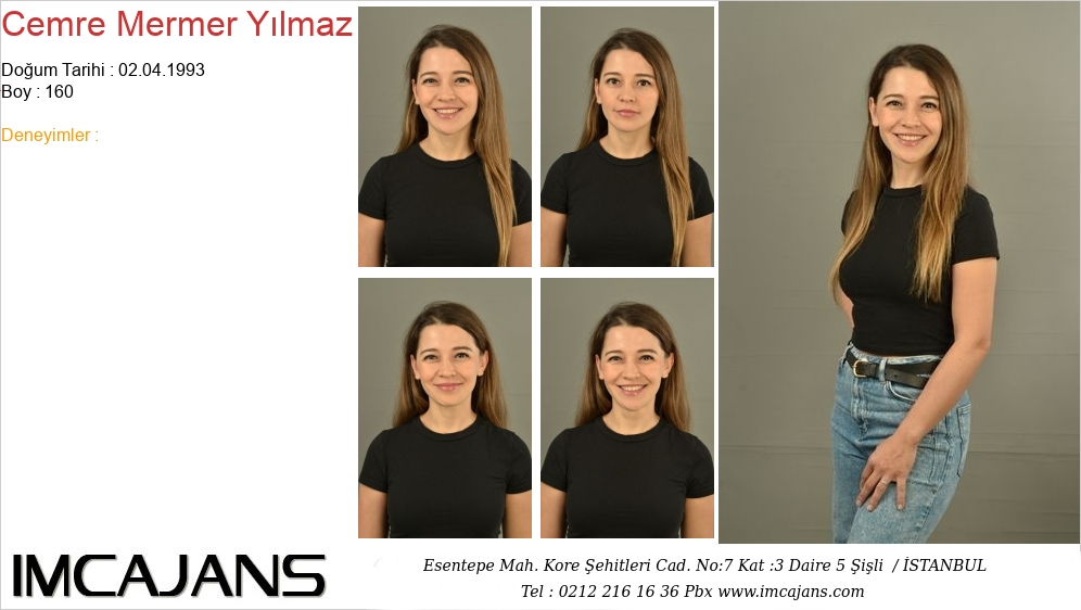 Cemre Mermer Y�lmaz - IMC AJANS