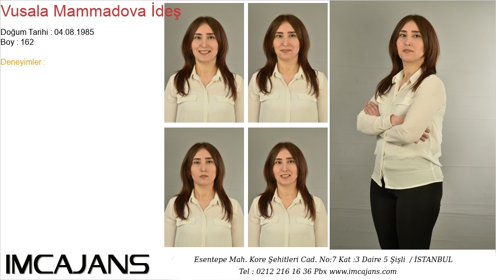 Vusala Mammadova �de� - IMC AJANS