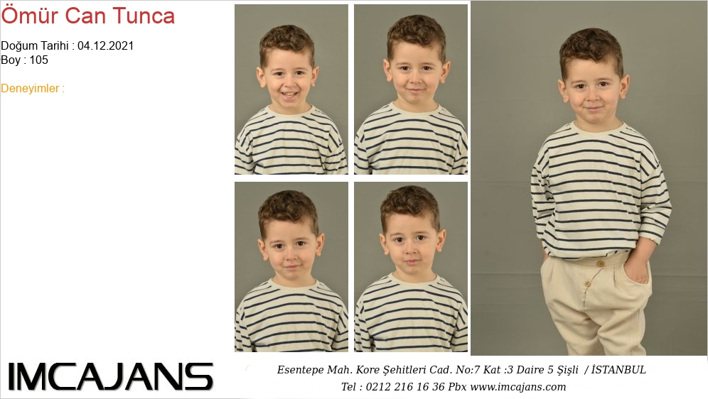 �m�r Can Tunca - IMC AJANS