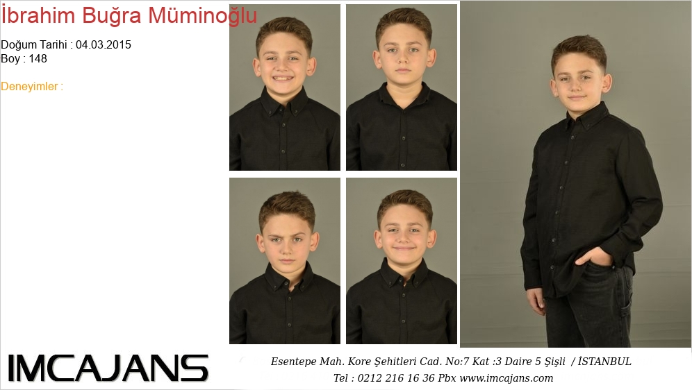 �brahim Bu�ra M�mino�lu - IMC AJANS