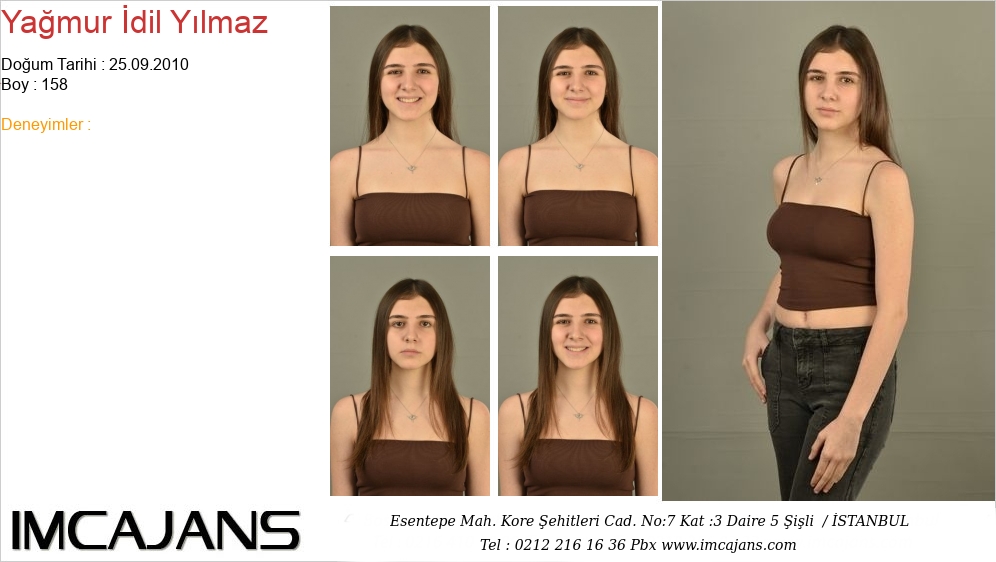 Ya�mur �dil Y�lmaz - IMC AJANS