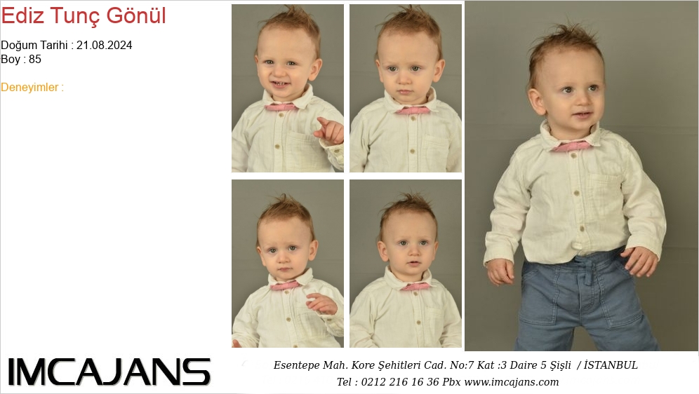 Ediz Tun� G�n�l - IMC AJANS