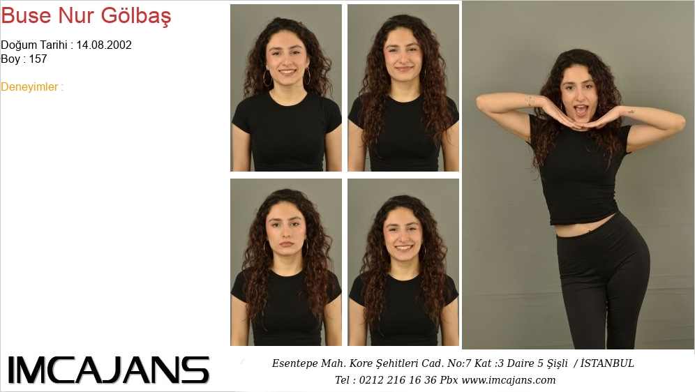 Buse Nur G�lba� - IMC AJANS