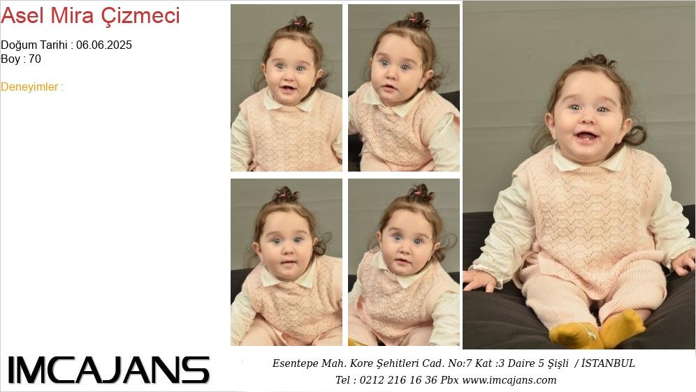 Asel Mira �izmeci - IMC AJANS