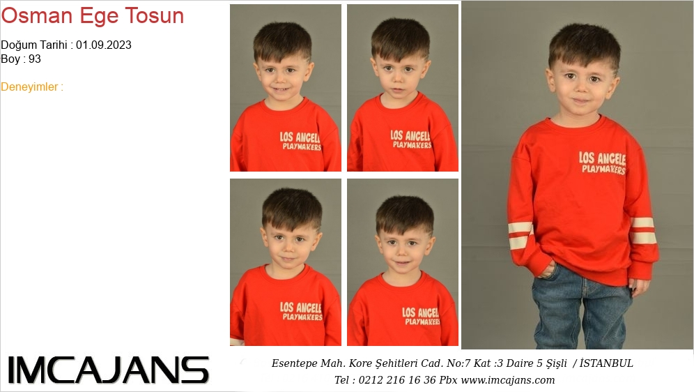 Osman Ege Tosun - IMC AJANS