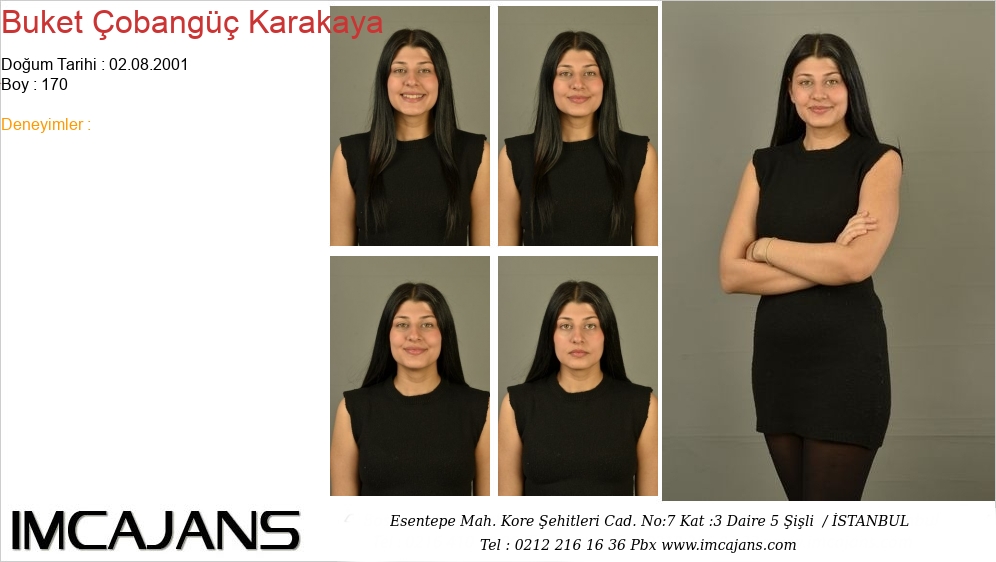 Buket �obang�� Karakaya - IMC AJANS