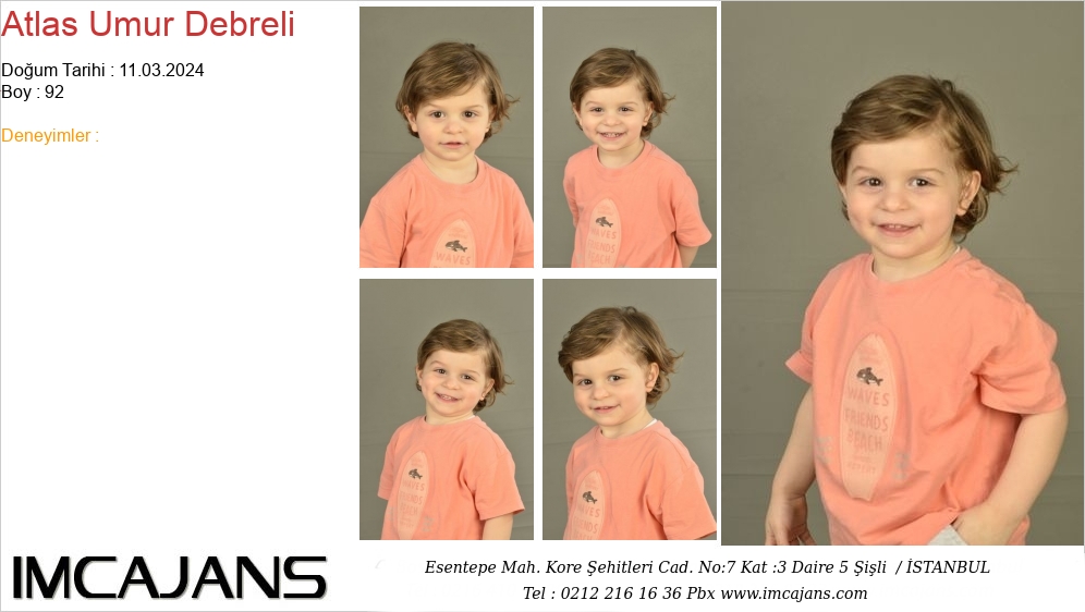 Atlas Umur Debreli - IMC AJANS