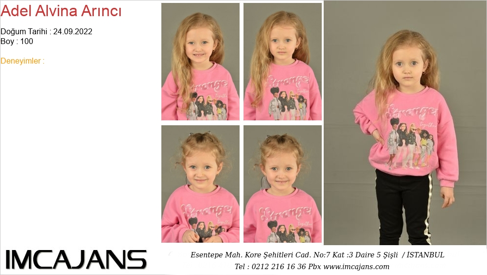 Adel Alvina Ar�nc� - IMC AJANS