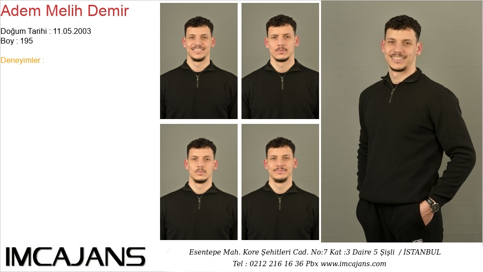 Adem Melih Demir - IMC AJANS