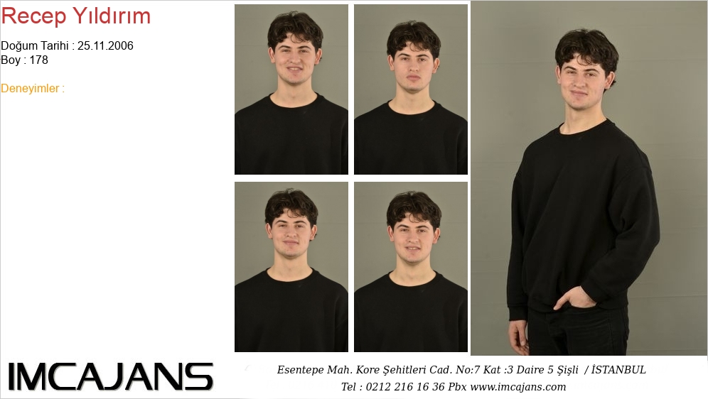 Recep Y�ld�r�m - IMC AJANS