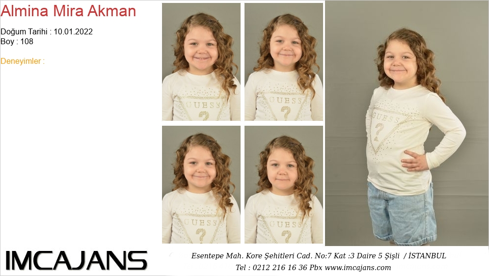 Almina Mira Akman - IMC AJANS