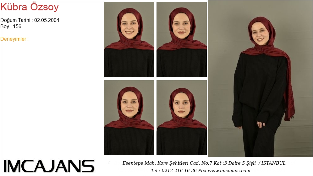 K�bra �zsoy - IMC AJANS