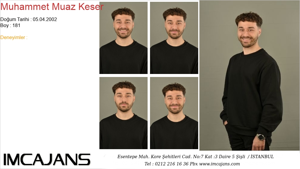 Muhammet Muaz Keser - IMC AJANS