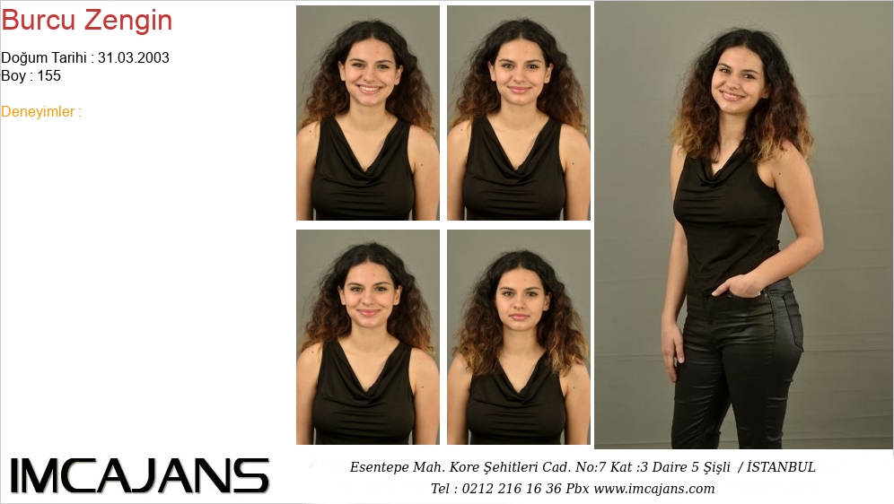 Burcu Zengin - IMC AJANS