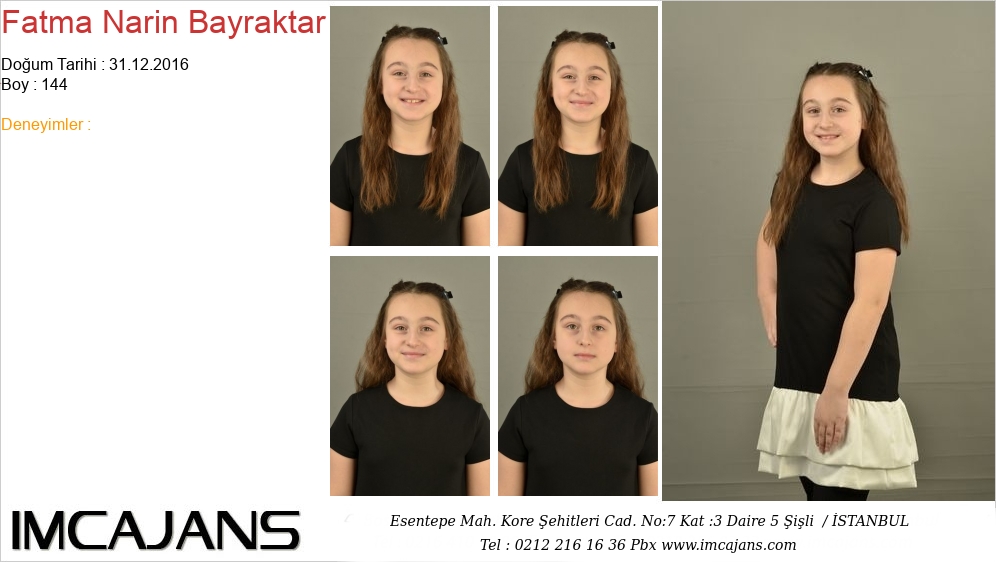 Fatma Narin Bayraktar - IMC AJANS