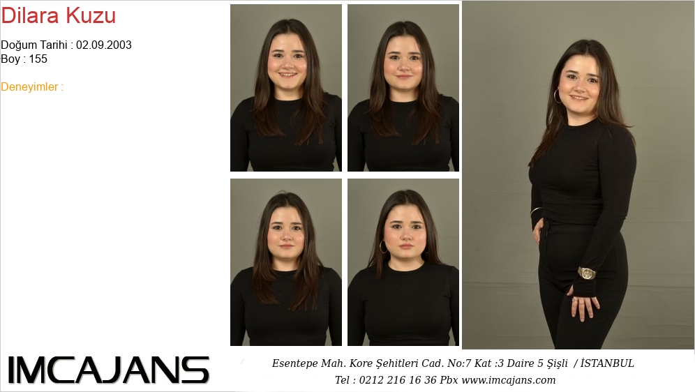 Dilara Kuzu - IMC AJANS