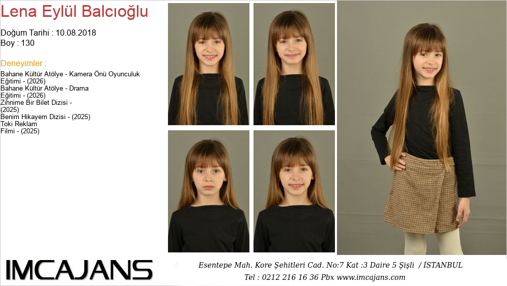 Lena Eyl�l Balc�o�lu - IMC AJANS