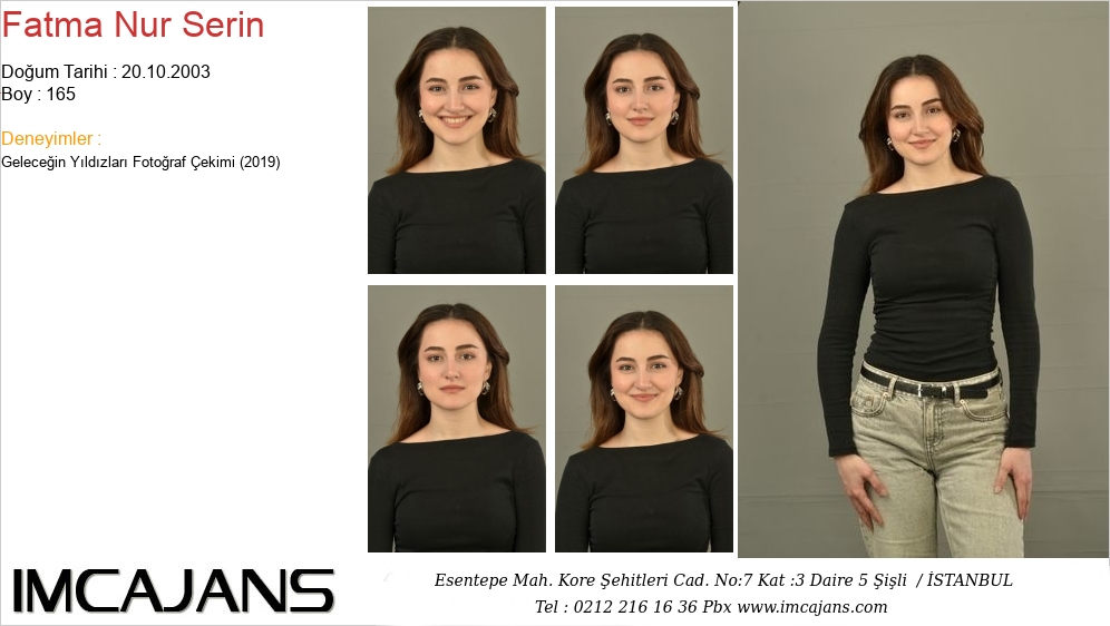 Fatma Nur Serin - IMC AJANS