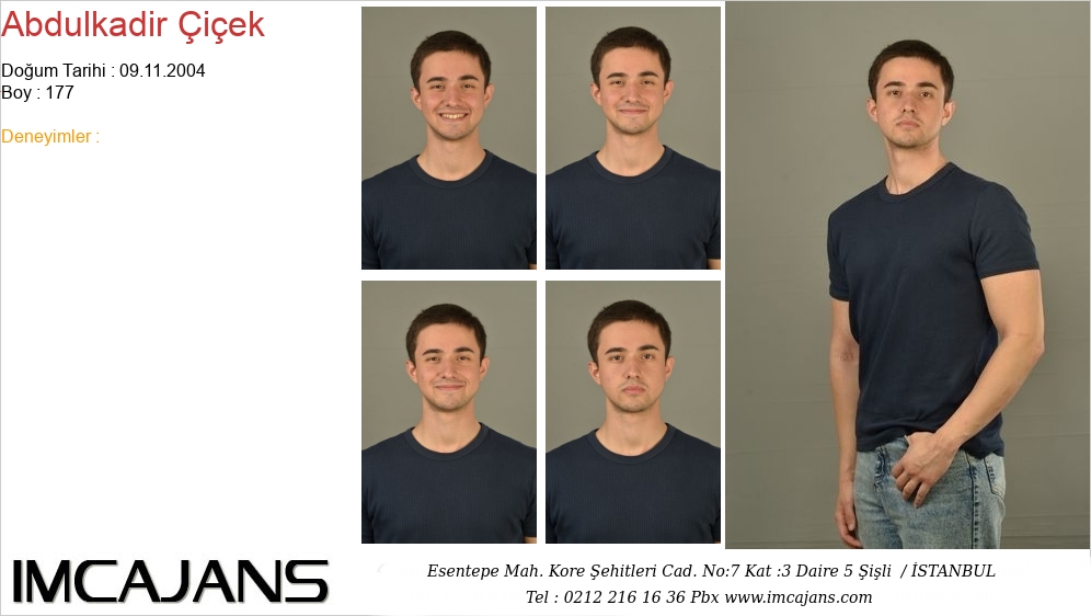 Abdulkadir �i�ek - IMC AJANS