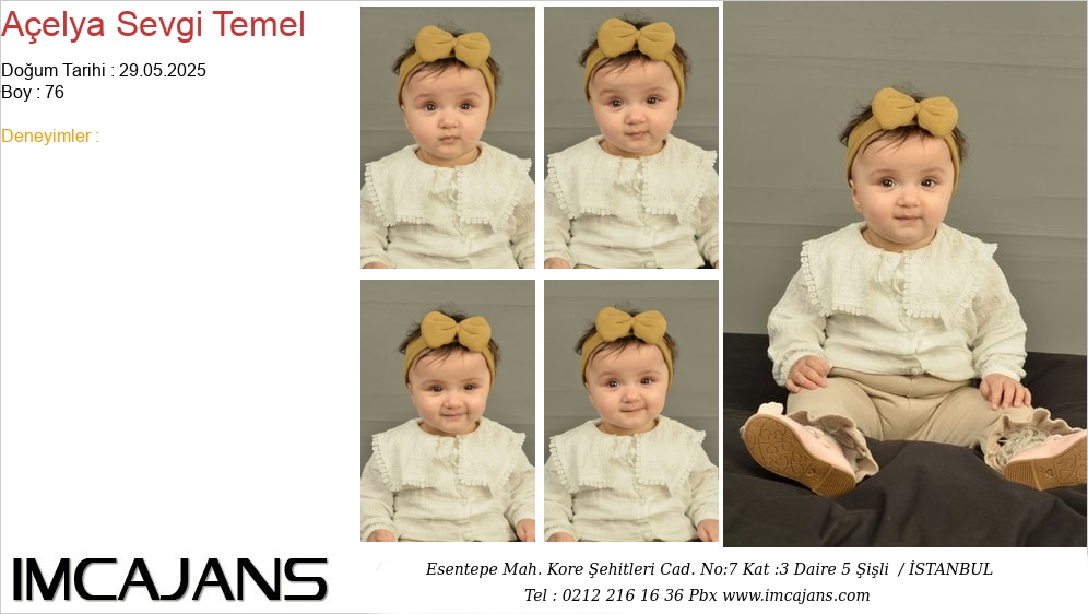 A�elya Sevgi Temel - IMC AJANS