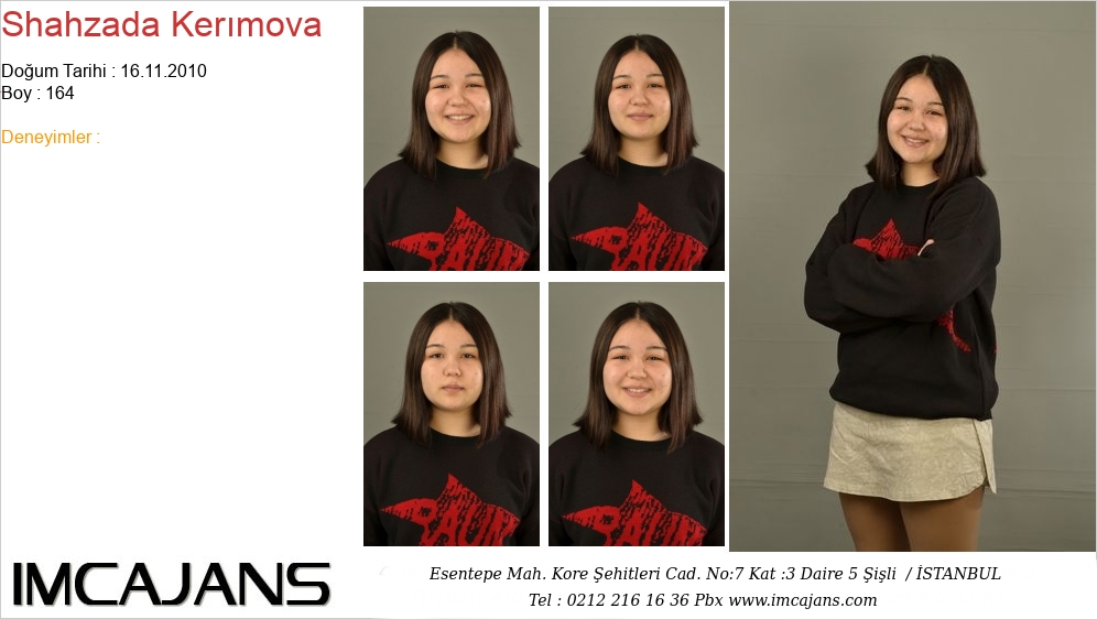 Shahzada Ker�mova - IMC AJANS